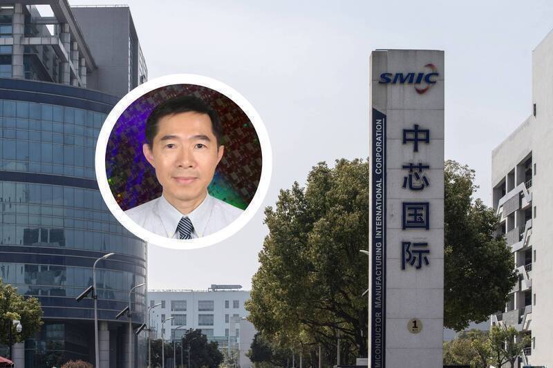 白宮對中國科技業祭出新的封殺令，中芯國際執行長梁孟松是否還有機會繼續幫助中國突破半導體封鎖。備受關注。（中芯官網、彭博，本報合成）