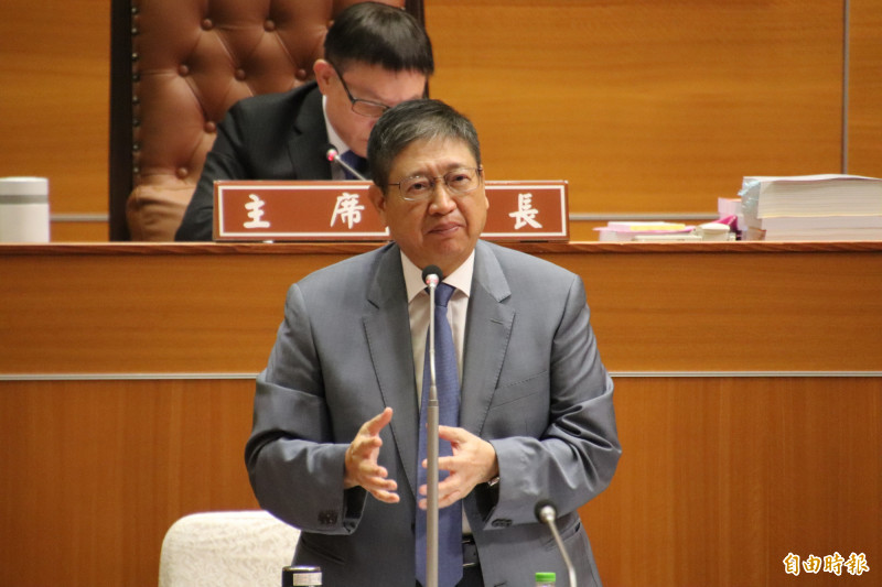 新竹縣長楊文科說，縣府會積極爭取台積電回來，但可能優先落腳竹科3期或是台知園區。（記者黃美珠攝）