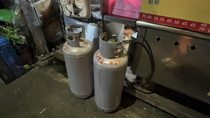 中油宣布，1月桶裝瓦斯價格不調整。（記者廖家寧攝）