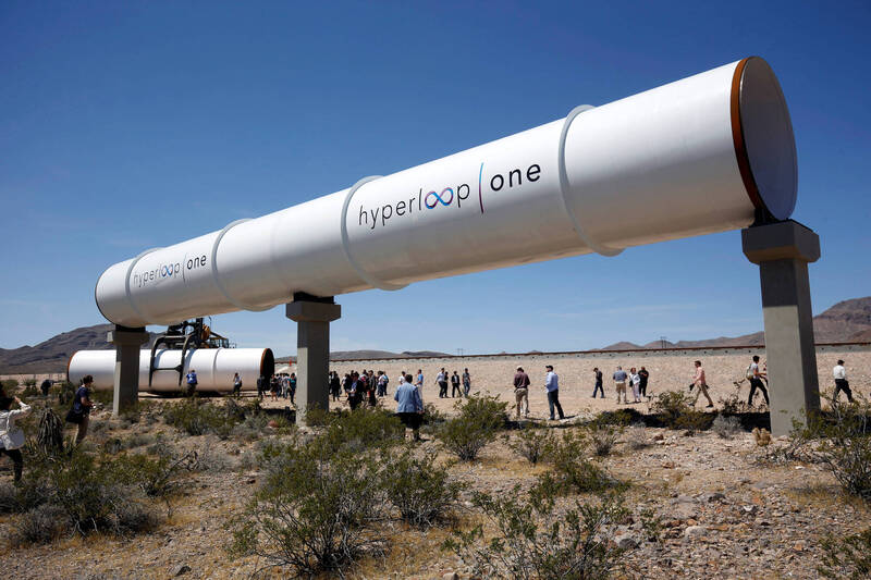 成立近10年的Hyperloop One接連傳出裁員、倒閉消息。（路透）