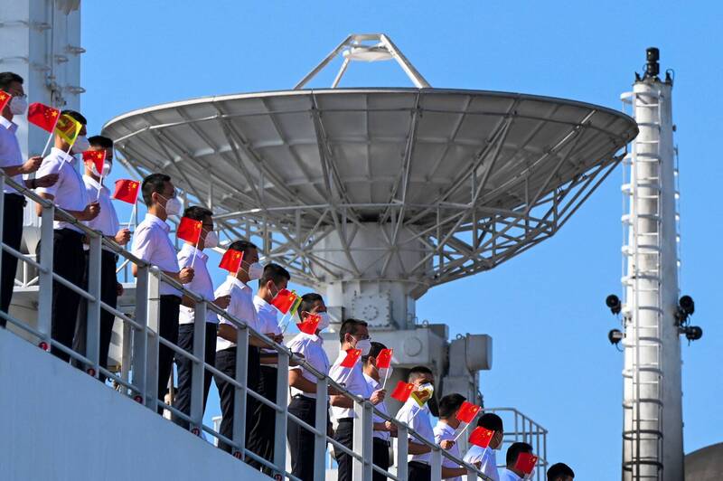 印度政府認為，中國很可能藉由考察船對印度進行間諜工作。（法新社）