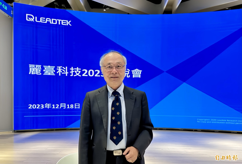 顯卡廠麗臺（2465）今於台股強勢走高。圖為麗臺董事長盧崑山（資料照）