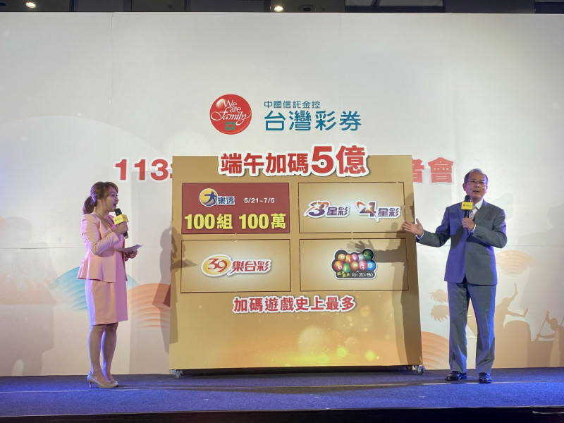 今晚大樂透頭獎摃龜,加碼100萬獎項開出6組。 (記者鄭琪芳攝)
