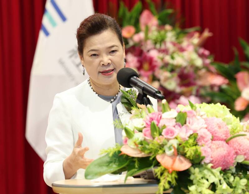前經濟部長王美花。（中央社）