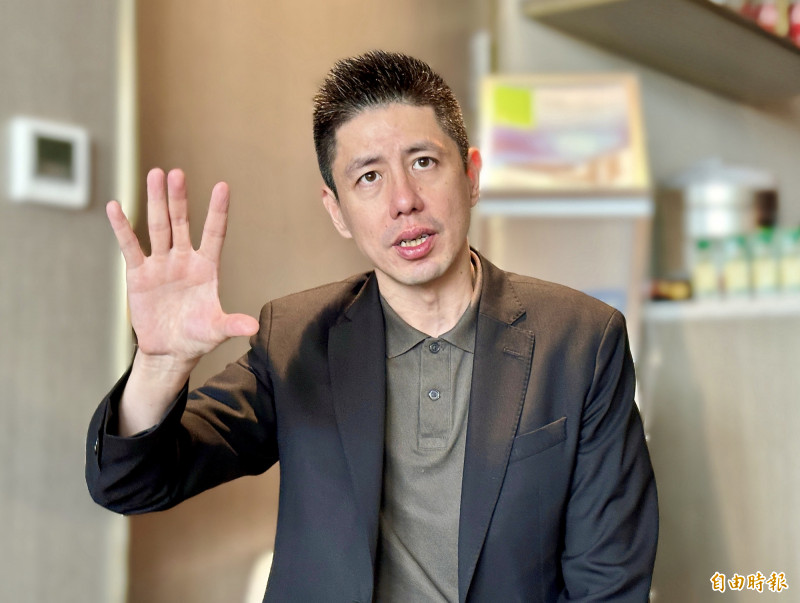 工業電腦大廠研華產業雲暨影像科技事業群副總鮑志偉。(記者方韋傑攝)