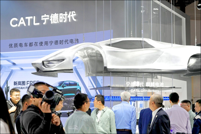 去年中國有逾五千家企業接受政府補貼，其中電動車電池巨頭寧德時代以57.2億人民幣，首度居國家補貼之冠。（彭博）