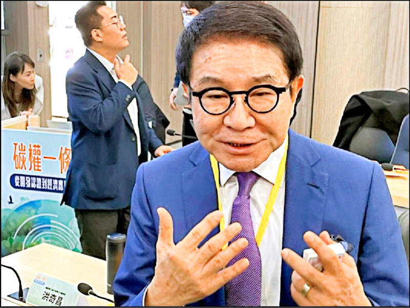 福華積極擁抱碳權題材，圖為董事長洪奇昌。（資料照）