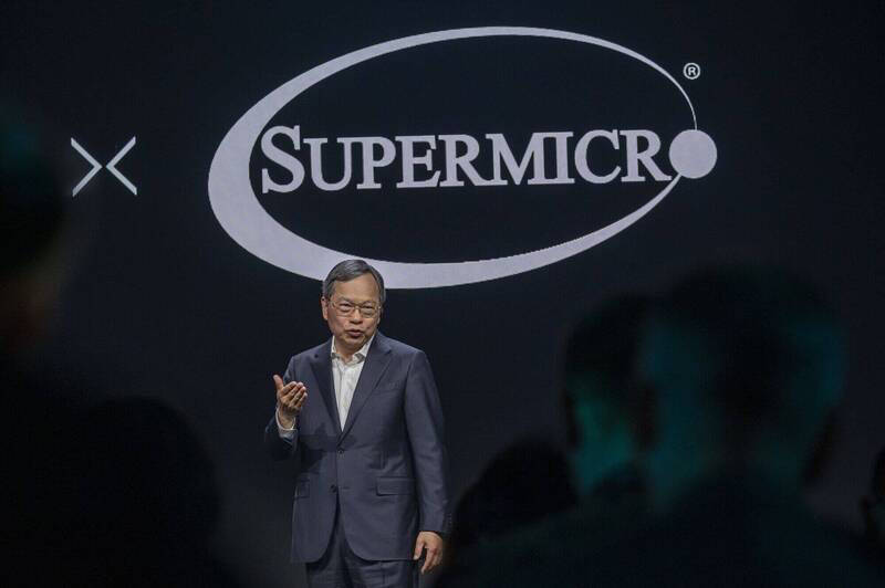 美超微電腦（Supermicro）總裁暨執行長梁見後。（彭博資料照）