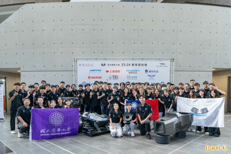 清大賽車工廠明年將前進國際大賽。（記者洪美秀攝）