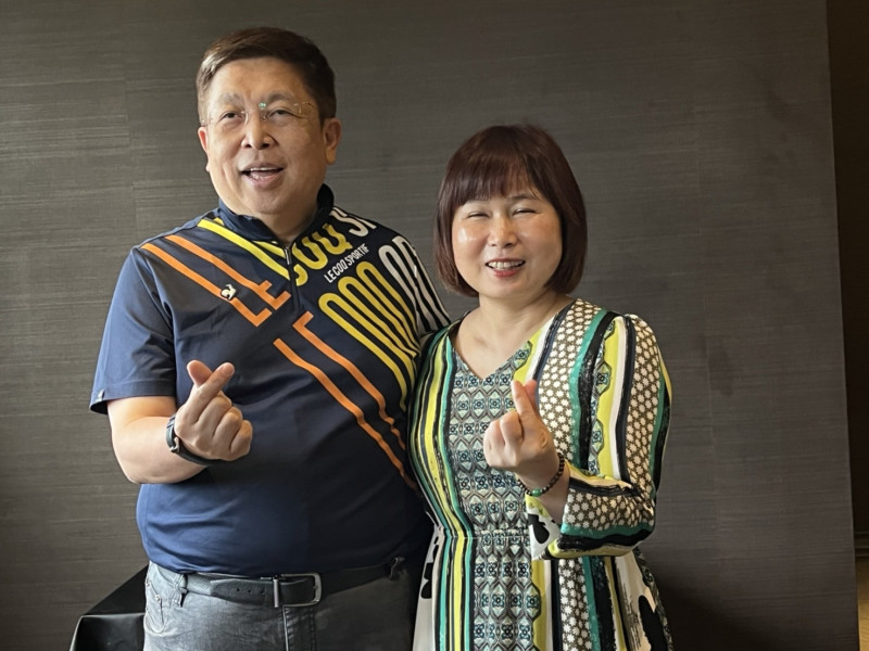 威剛董事長陳立白伉儷。（資料照）