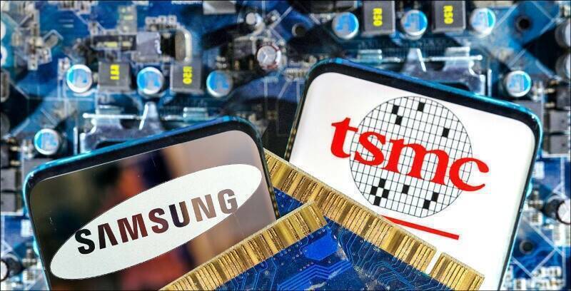 過去三星(Samsung)曾多次放話要超車台積電(2330)。(路透合成照)