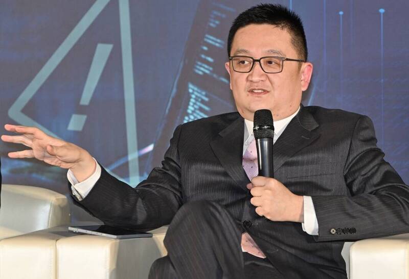 金融法制暨犯罪防制中心董事長邵之雋。（記者田裕華攝）