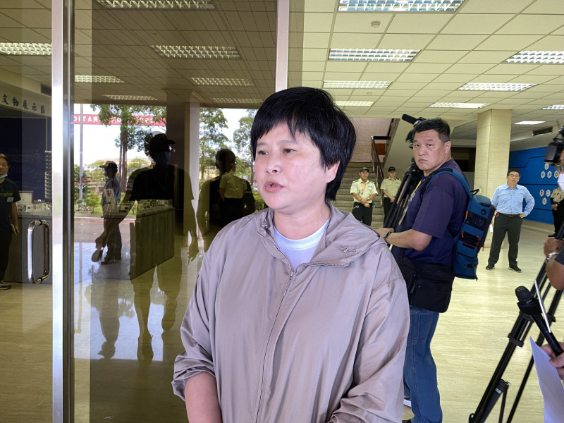 台船防蝕總經理陳秋妏。（記者洪臣宏攝）