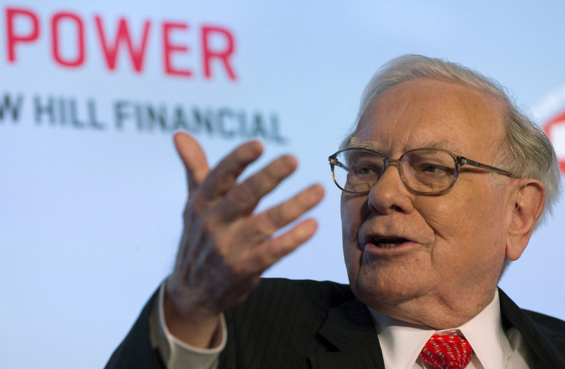 巴菲特旗下投資公司波克夏海瑟威（Berkshire Hathaway）近來頻頻出售美國銀行股票。（路透）