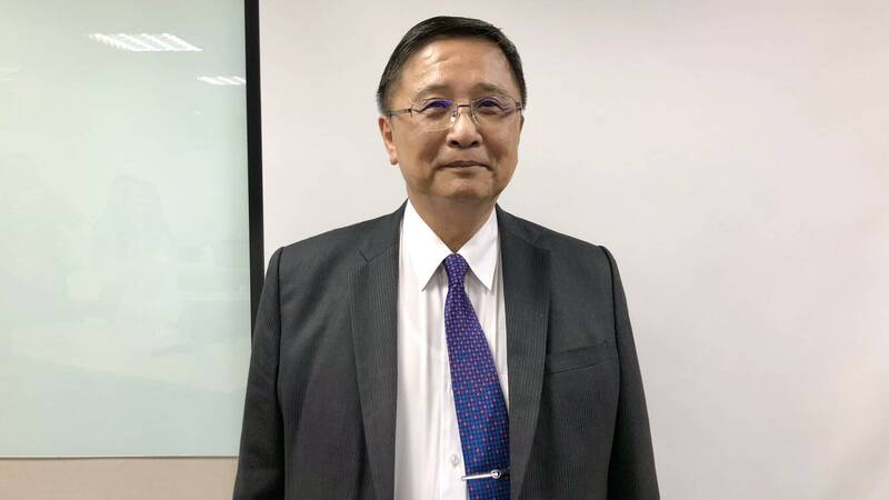 崇越董事長潘重良。（記者洪友芳攝）