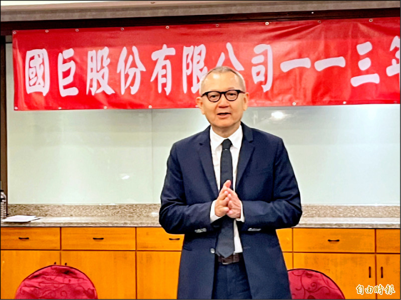 國巨去年每股賺了四十一．八元，員工年均薪少同業20萬。圖為國巨董事長陳泰銘。（資料照，記者張慧雯攝）