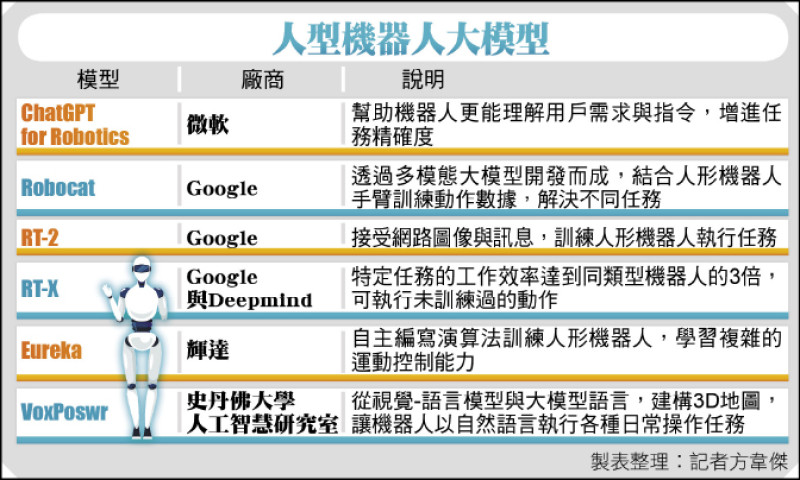 人型機器人大模型