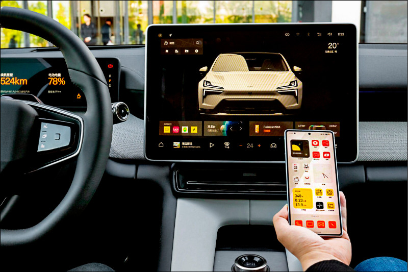 美國商務部提議，禁止行駛美國道路的聯網汽車使用中國研發的軟體與硬體，這項新規有望在幾個月內正式生效。（彭博資料照）