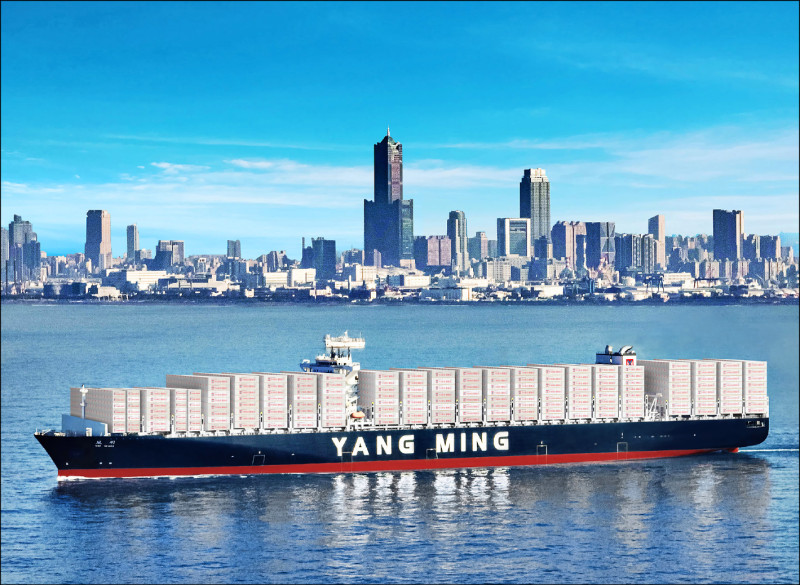 陽明（2609）昨天漲幅4.14%、股價衝上70元。（資料照，陽明提供）