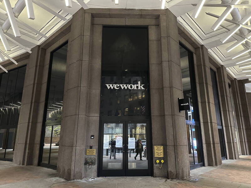 迄今最大的SPAC破產案，就是共享工作空間企業WeWork。（美聯）