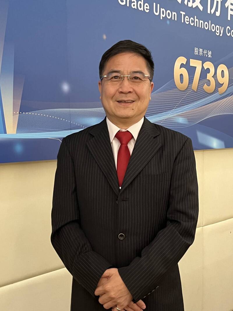 竹陞董事長暨總經理方泰又。（記者洪友芳攝）