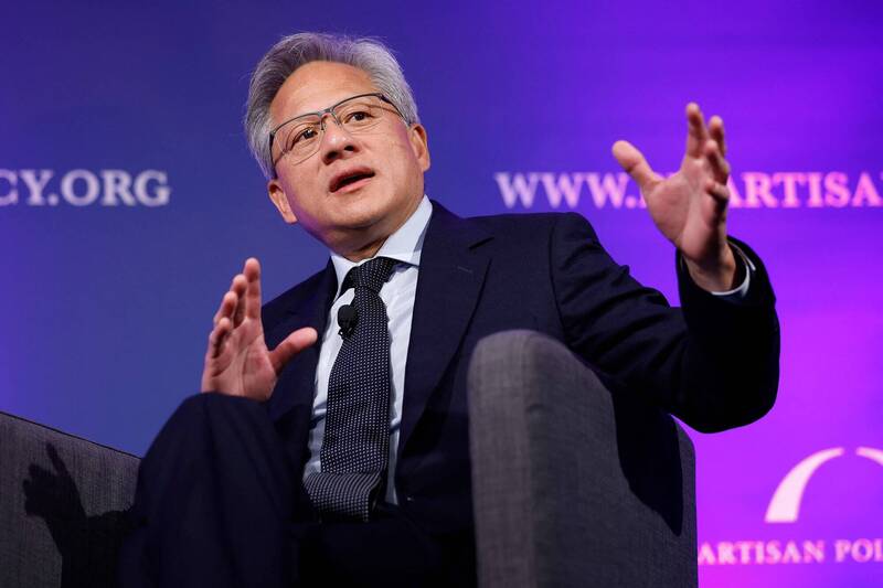 黃仁勳將於2025 CES發表主題演說。市場猜測，可能會透露部分次世代RTX 50系列繪圖處理器（GPU）訊息。（法新社）