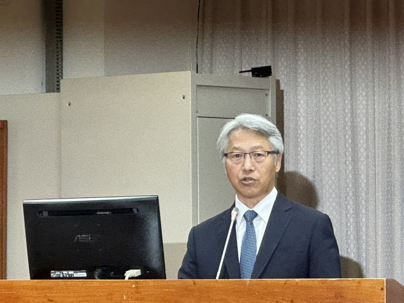 中研院院長廖俊智認為，台灣強化自身各方面能力，才是台灣安全最重要的保障。（記者楊媛婷攝）
