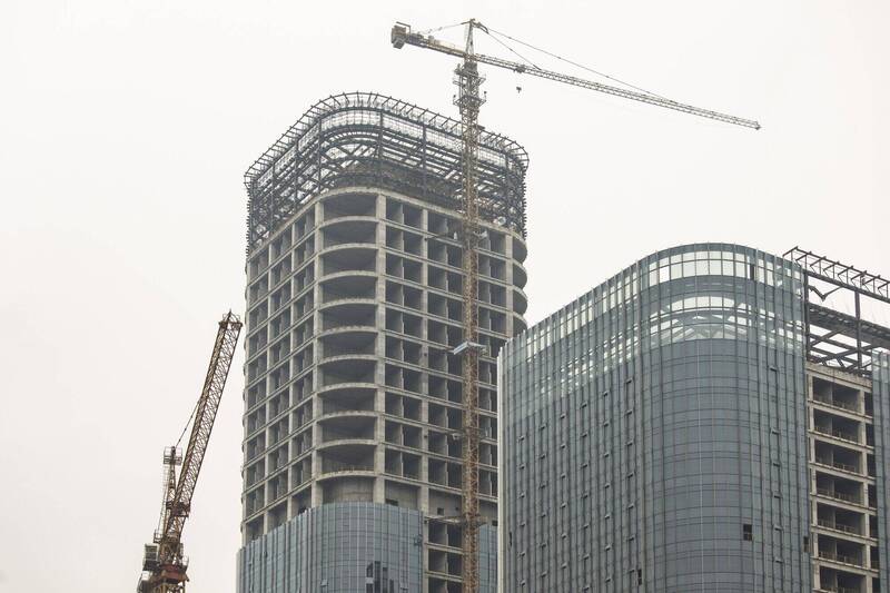 中國去年被沒收法拍的住房增加43%，有38.9萬間住房法拍。（示意圖，彭博）