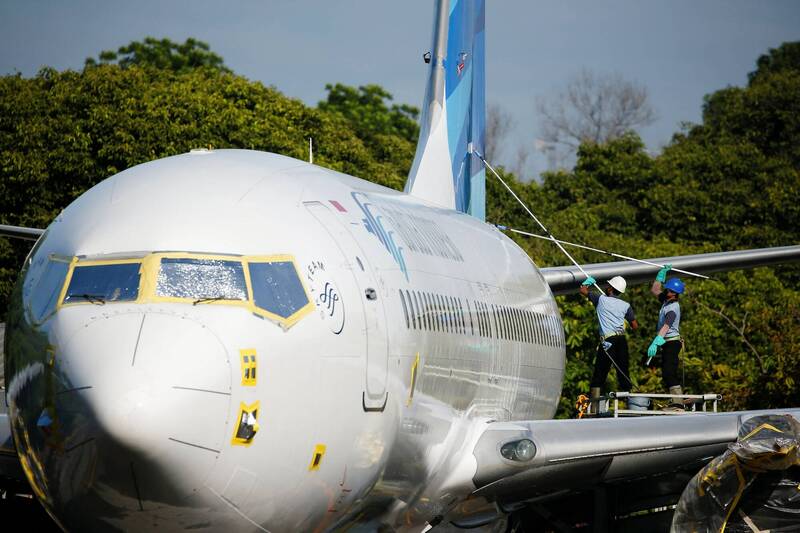 泰國皇雀航空傳「2度起飛失敗」，機型與南韓空難機同款。（路透）