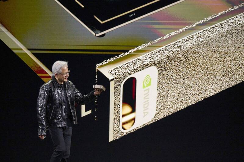 輝達再度欽點聯發科，共同合作設計NVIDIA GB10 Grace Blackwell超級晶片。（彭博）