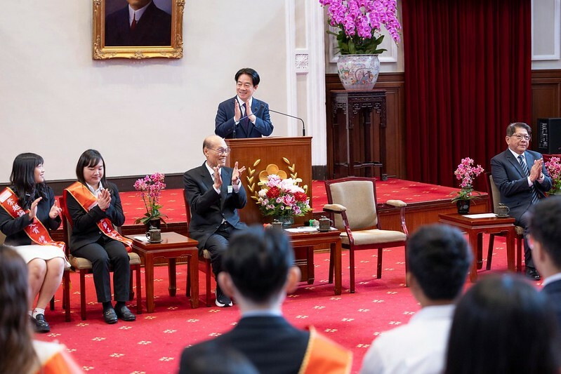 總統賴清德表示，政府將從三大方向持續提升國內學研能量、促進學術發展。（總統府提供）