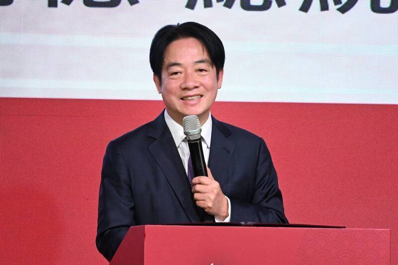 賴清德提出「全球半導體民主供應鏈夥伴倡議」,希望與美國等民主陣營共同合作,發揮民主半導體供應鏈的最大力量。(記者陳逸寬攝)