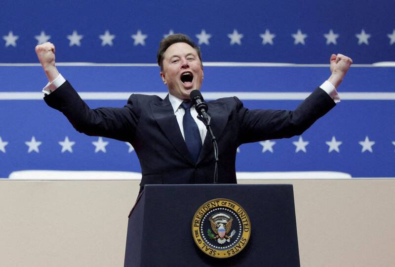 馬斯克表示,所有聯邦單位職員都會收到一份電子郵件,必須要回覆自己最近一週的工作內容。(路透)