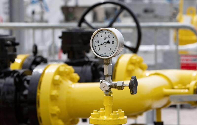 歐洲地質氫氣H2儲存設施。（法新社）