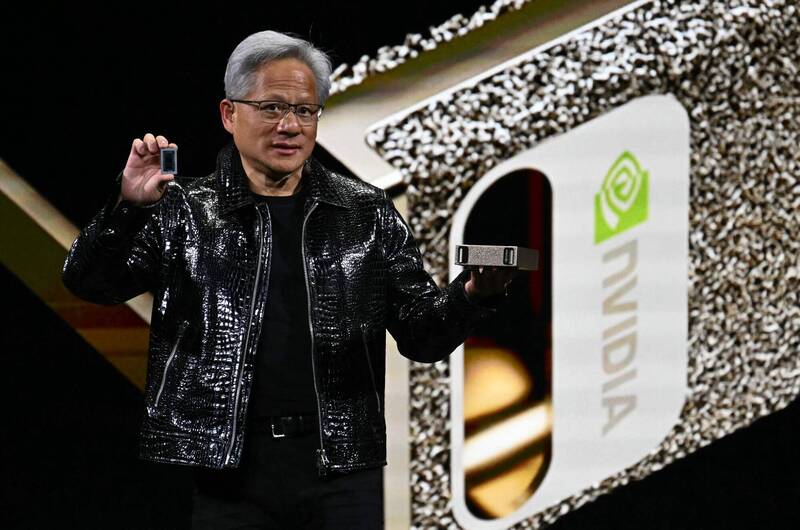 輝達年度「Nvidia GTC」大會本周將登場。（資料照，法新社）