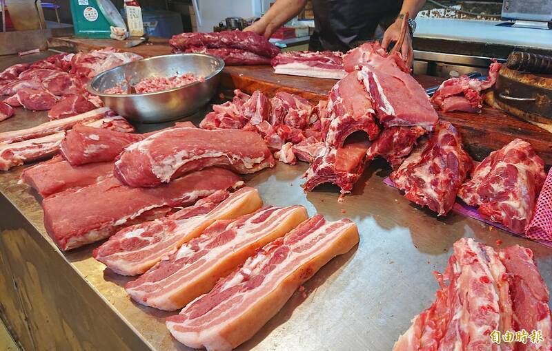 台灣豬肉睽違15年現身新加坡超市。示意圖。（資料照）