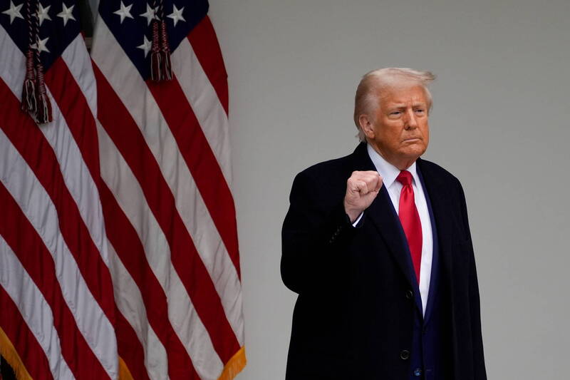 美國總統川普（Donald Trump）週三（2日）宣布將對各國開徵對等關稅。（歐新社）