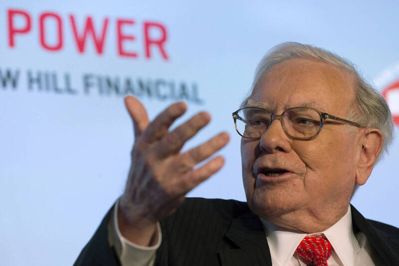 「股神」巴菲特（Warren Buffett）。（路透）