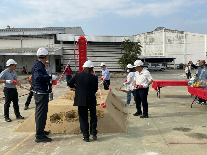 jpp-KY泰國全自動化烤漆廠日前動工。（jpp提供）