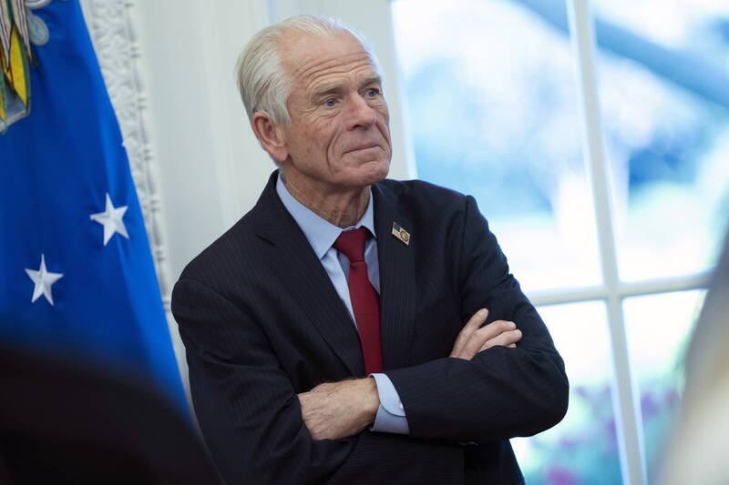 白宮經濟顧問納瓦羅（Peter Navarro）被視為對等關稅主要推手。（資料照，法新社）
