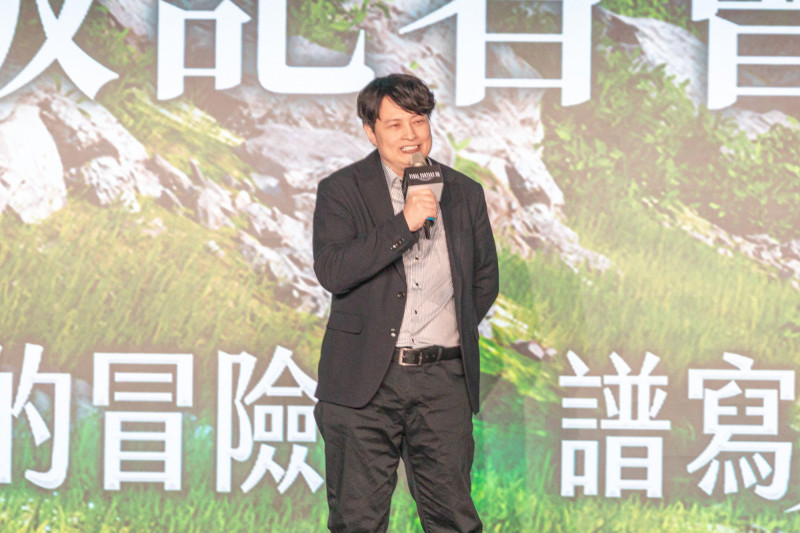 外資與主力雙挺，宇峻4月以來股價大漲逾5成，圖為董事長劉信。（記者張慧雯攝）