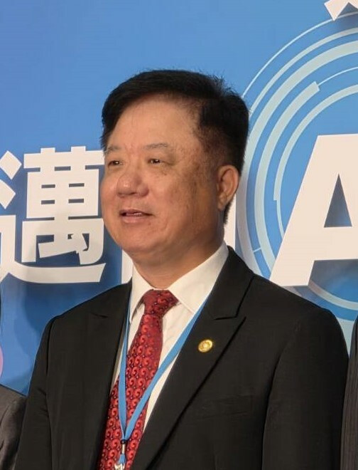 中華電信董事長簡志誠。（記者王憶紅攝）