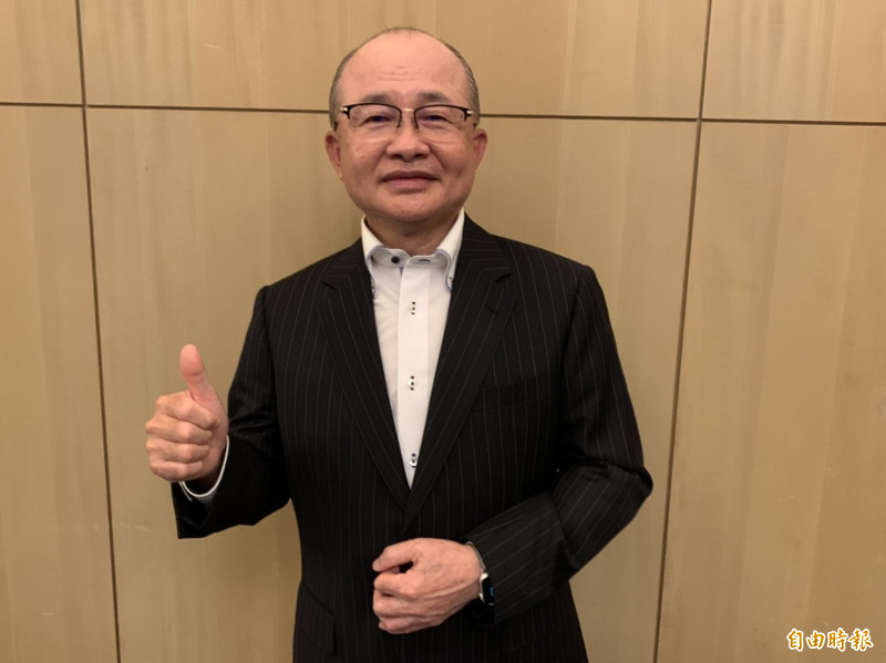 信錦董事長陳秋郎。（記者卓怡君攝）
