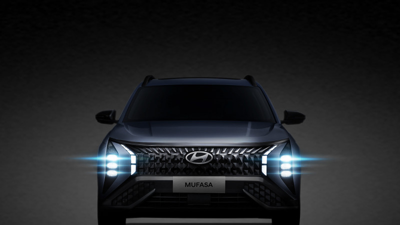 HYUNDAI現代汽車亞太戰略車款MUFASA今天起展開預接，預售價89萬元起，瞄準年輕小家庭與講求實用配備的消費者族群，搶攻中型休旅車市場。（南陽提供）
