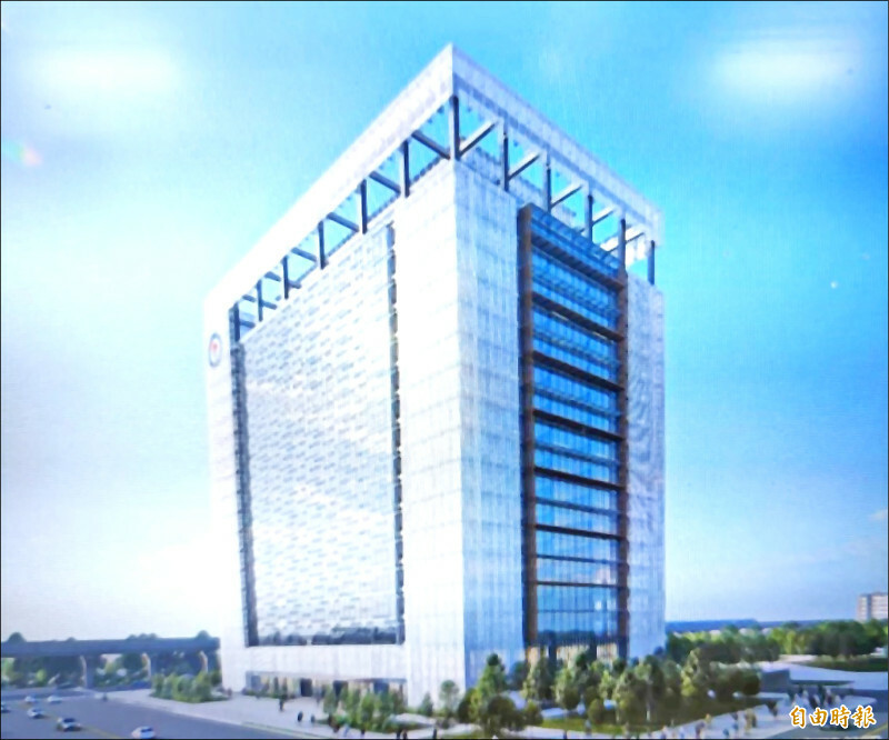 中油南部企業大樓預計2029年完工，可容納1400人辦公。（模擬圖，記者葛祐豪攝）