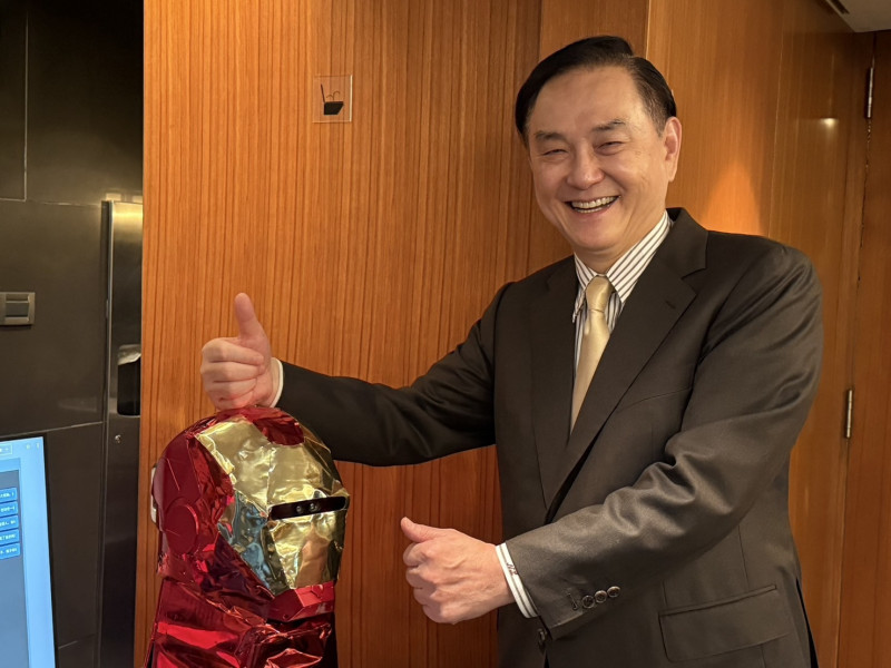 鈺創董事長盧超群看好台灣半導體產業未來發展。（記者卓怡君攝）
