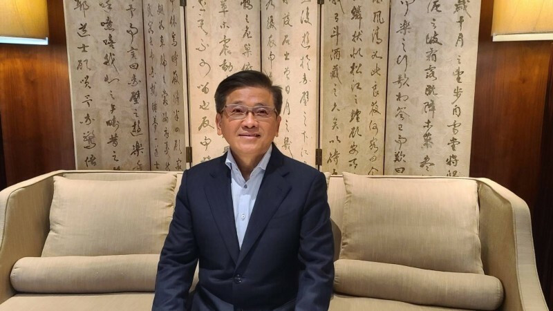 台驊總經理顏益財。（記者王憶紅攝）