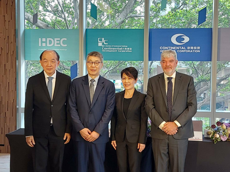 欣陸首季EPS為0.05元，主因建設事業貢獻減少，但環工事業貢獻增加。圖為欣陸經營階層。（資料照）