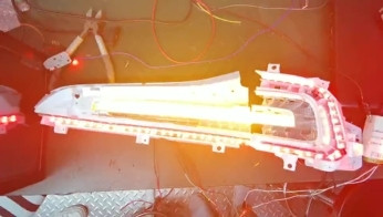 LED車燈廠麗清首季每股盈餘0.25元。（麗清提供）