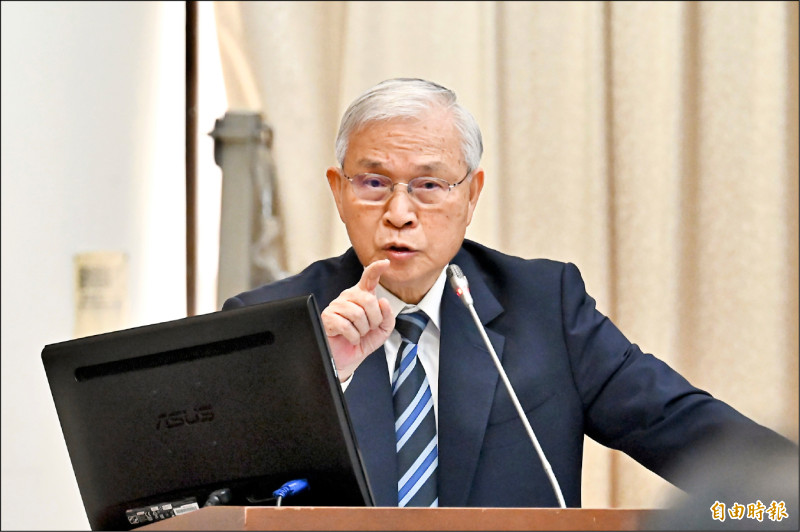 央行總裁楊金龍強調，美方並未施壓要求新台幣升值。（記者叢昌瑾攝）